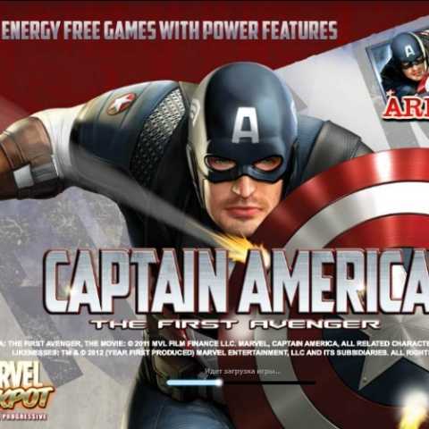 Игровой слот с прогрессивным джек-потом «Captain America The First Avenger»