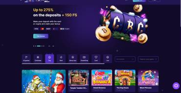 CryptoBoss Casino: Интерфейс