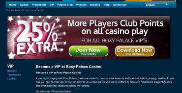 Roxy Palace Casino: Бонусы