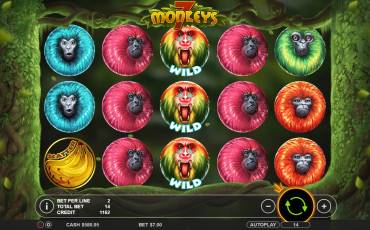 Игровой автомат 7 Monkeys