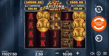 Arizona Heist: Hold and Win: Уникальные функции