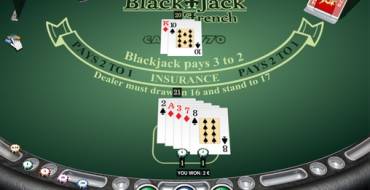 Blackjack French: Классические правила