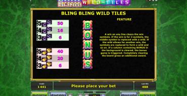 Bling! Bling! Wild-Tiles: Правила игры