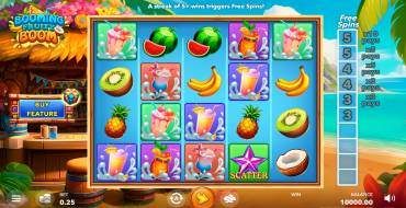 Booming Fruity Boom: Игровой автомат