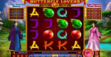 Butterfly Lovers: Игровой автомат