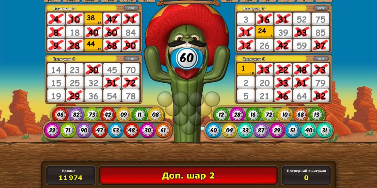 Игровой автомат Crazy Cactus Bingo