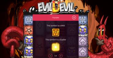 Evil Devil: Таблица выплат