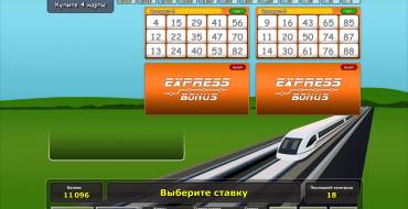 Express Bonus Bingo: Билеты