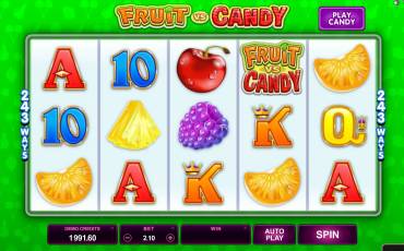 Игровой автомат Fruit vs Candy