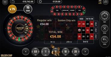 Golden Chip Roulette: Особенности