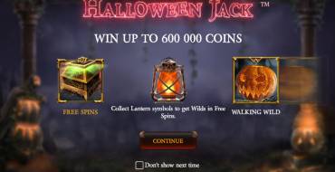 Halloween Jack: Игровой автомат