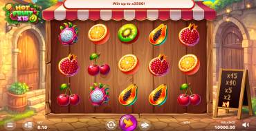 Hot Fruit x15: Игровой автомат