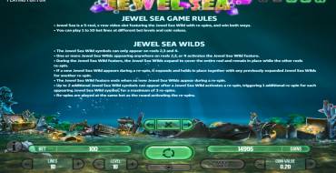 Jewel Sea: Правила игры