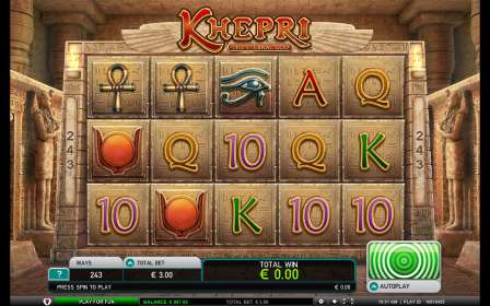 Khepri – The Eternal God (RAW iGaming) обзор