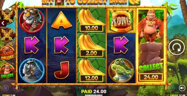 King Kong Cash Go Bananas Jackpot King: Выигрыши