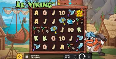 Le Viking: Игровой автомат