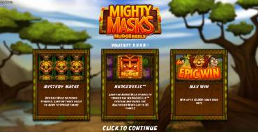 Mighty Masks: Игровой автомат