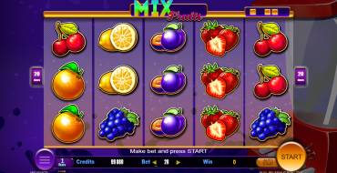 Mix Fruits: Игровой автомат