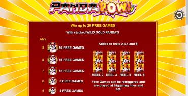 Panda Pow!: Фри-спины