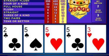 Poker Pursuit: Выплаты