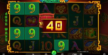 Prosperity Ox: Выигрыши