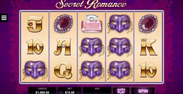 Secret Romance: Игровой автомат