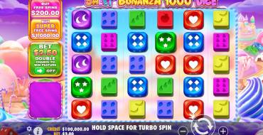 Sweet Bonanza 1000 Dice: Игровой автомат