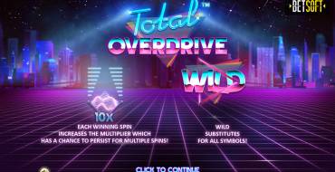 Total Overdrive: Игровой аппарат Total Overdrive