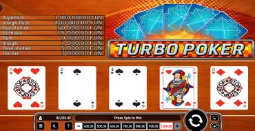 Turbo Poker: Игровой автомат