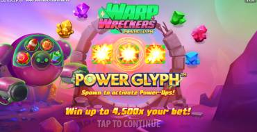 Warp Wreckers Power Glyph: Игровой автомат