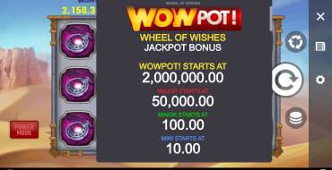 Wheel of Wishes: Джекпоты